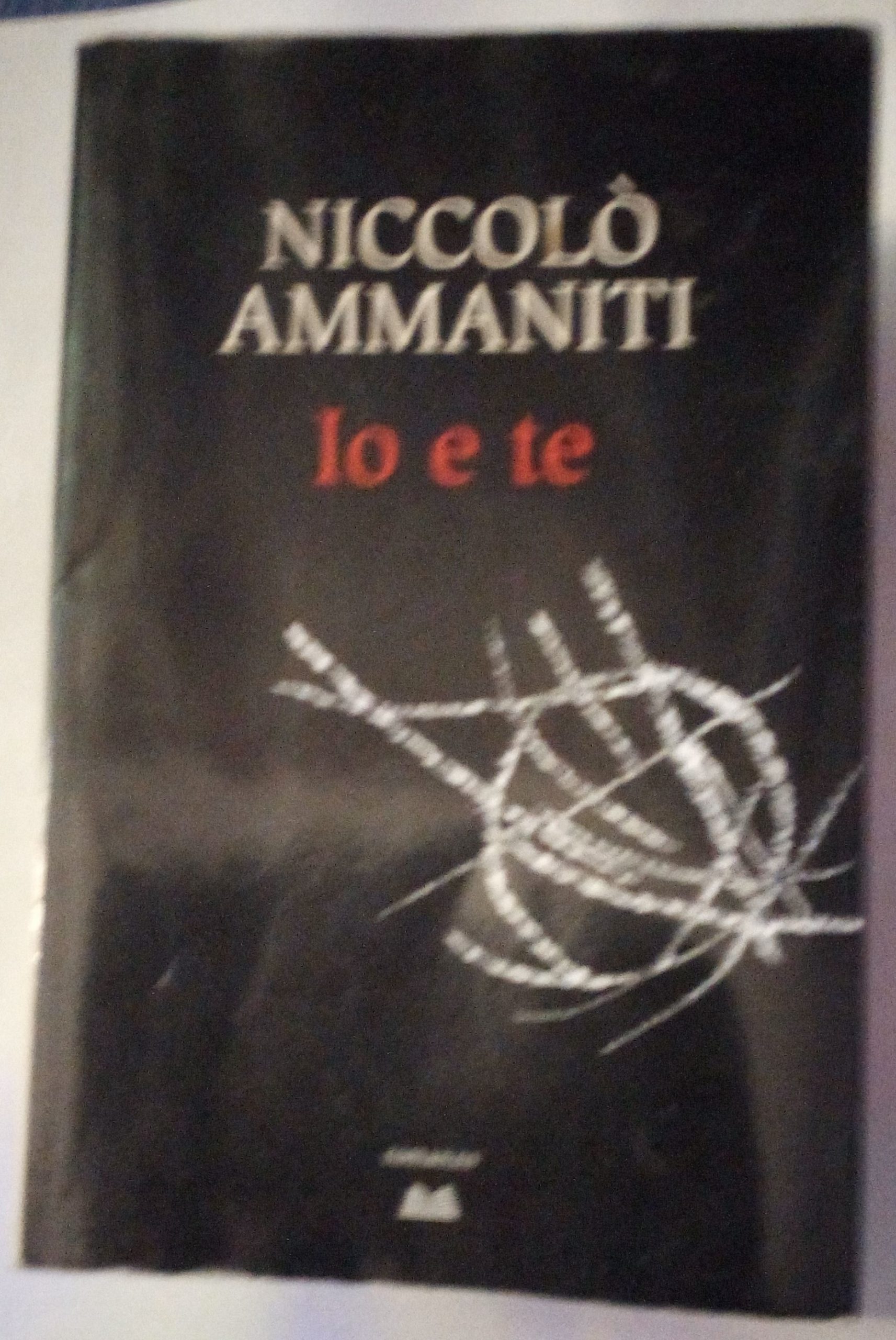 A 33] Libro – Io e te – Niccolò Ammaniti – Lo Svuota Cantine